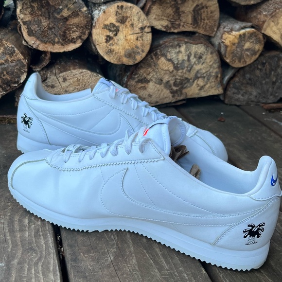 NIKE CORTEZ FLYLEATHER QS x STEVE HARRINGTON 'Earth Day' Sz 15 [CI5548 100] - Picture 2 of 13